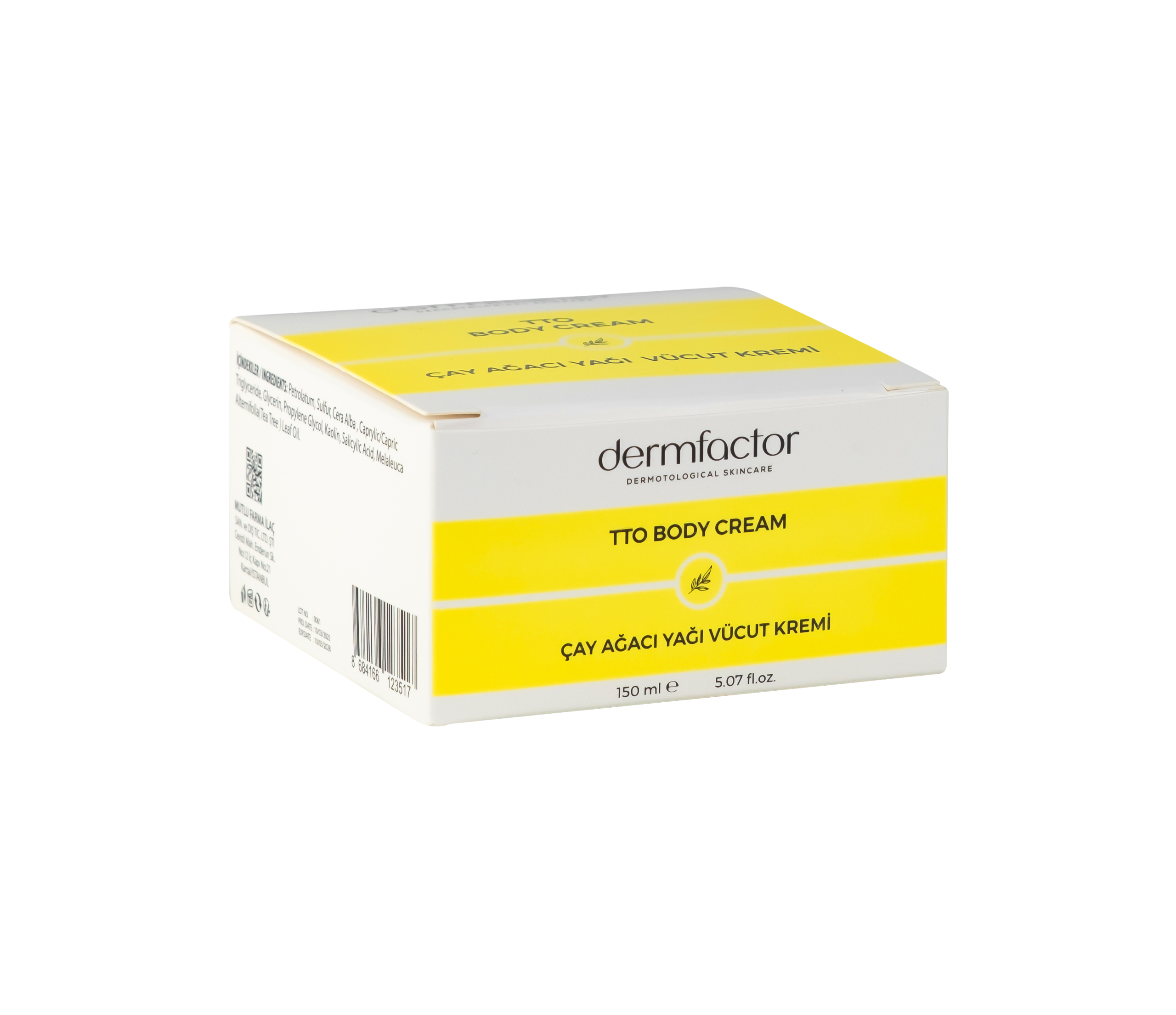Dermfactor Çay Ağacı Yağı Vücut Kremi 150 ml Dermfactor Çay Ağacı Yağı Vücut Kremi 150 ml - Görsel 3