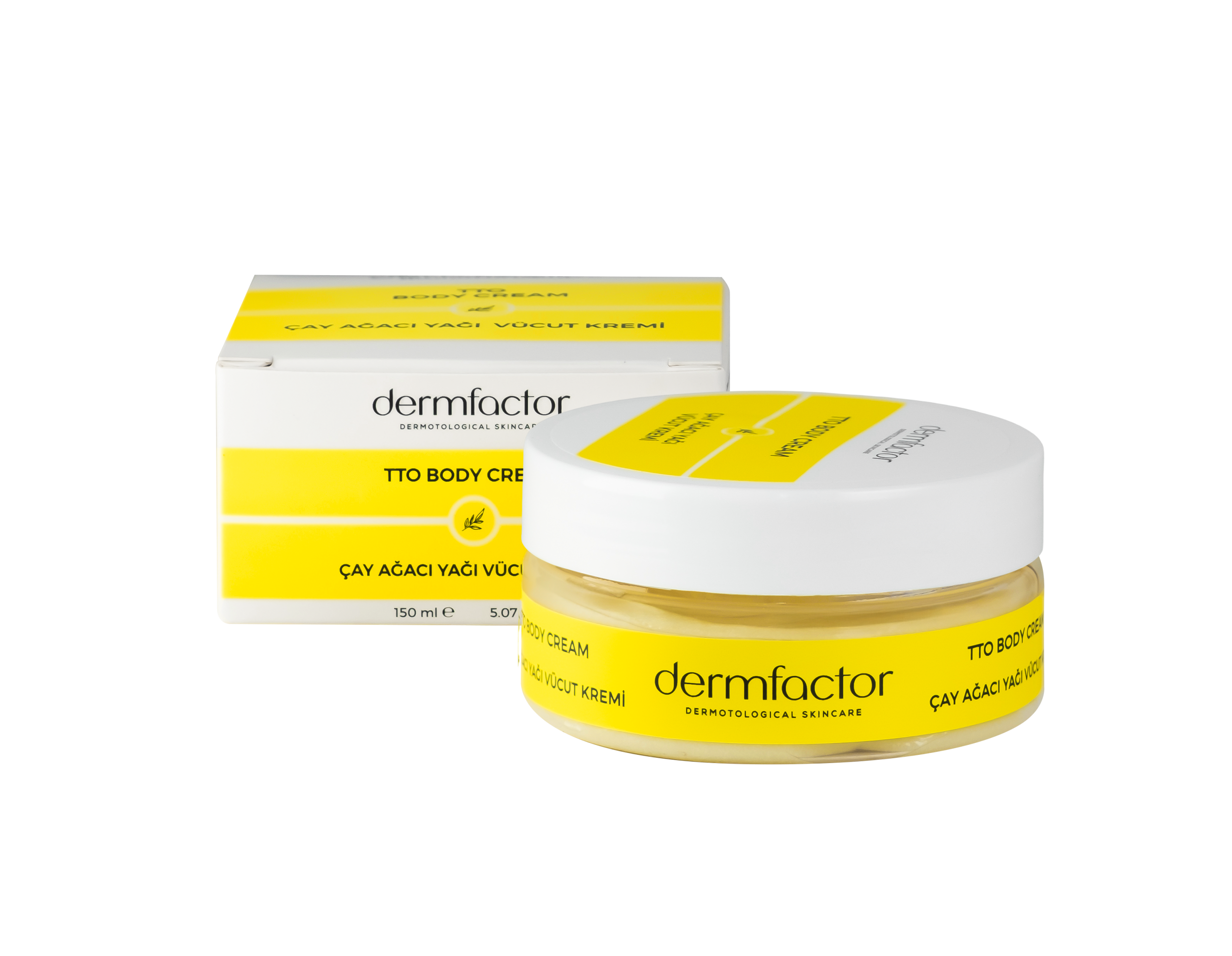 Dermfactor Çay Ağacı Yağı Vücut Kremi 150 ml Dermfactor Çay Ağacı Yağı Vücut Kremi 150 ml - Görsel 1