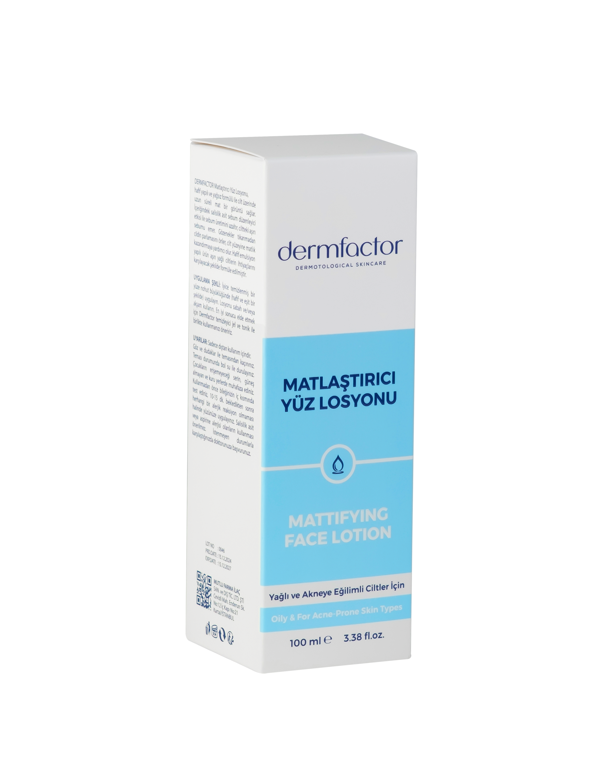 Dermfactor Matlaşrıcı Yüz Losyonu 100 ml Dermfactor Matlaşrıcı Yüz Losyonu 100 ml - Görsel 3