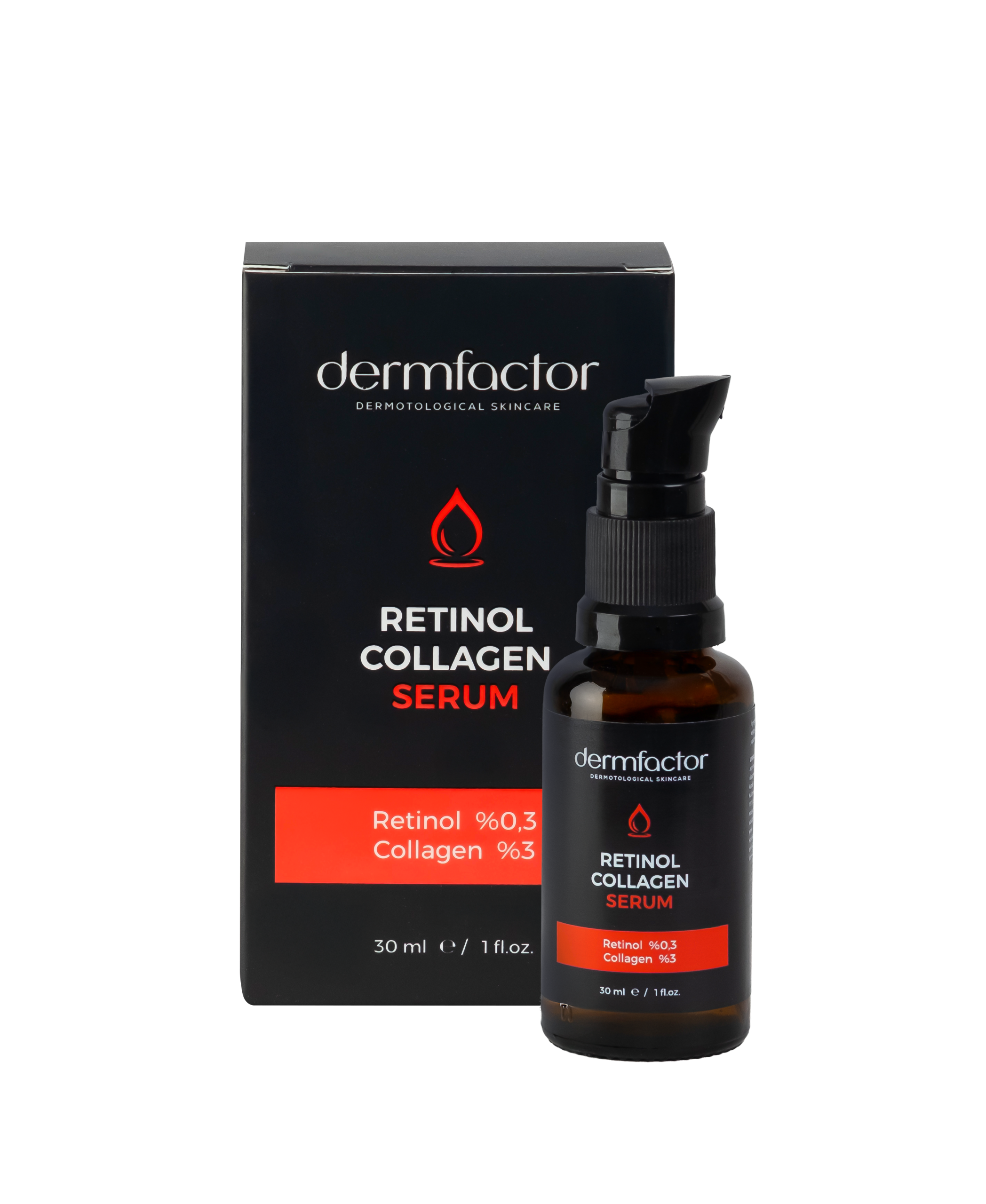 Dermfactor Retinol + Collagen Serum 30 ml Dermfactor Retinol + Collagen Serum 30 ml - Görsel 1
