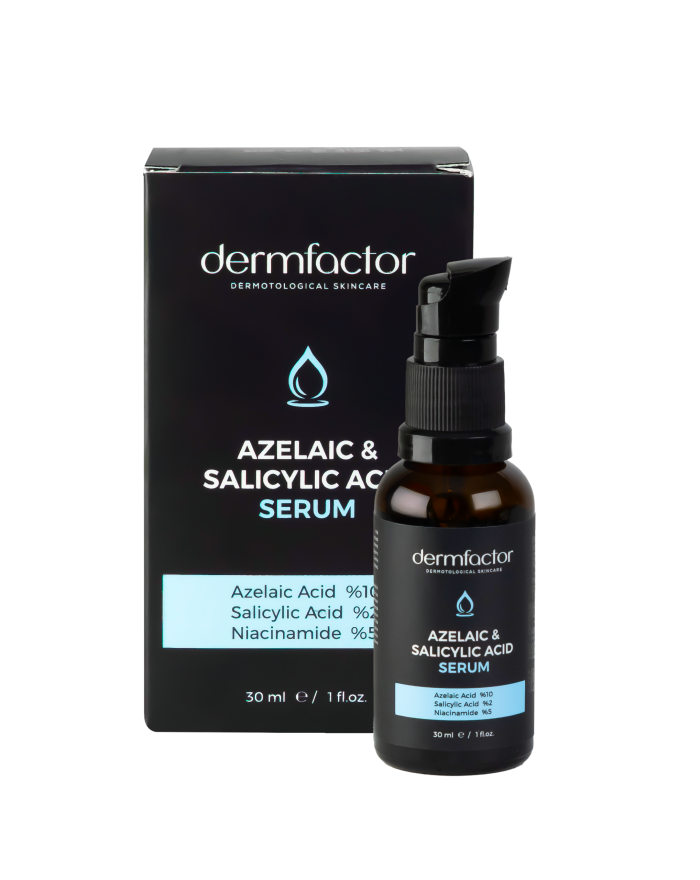 Dermfactor Azelaic & Salicylic Acid Serum 30 ml - Görsel 1