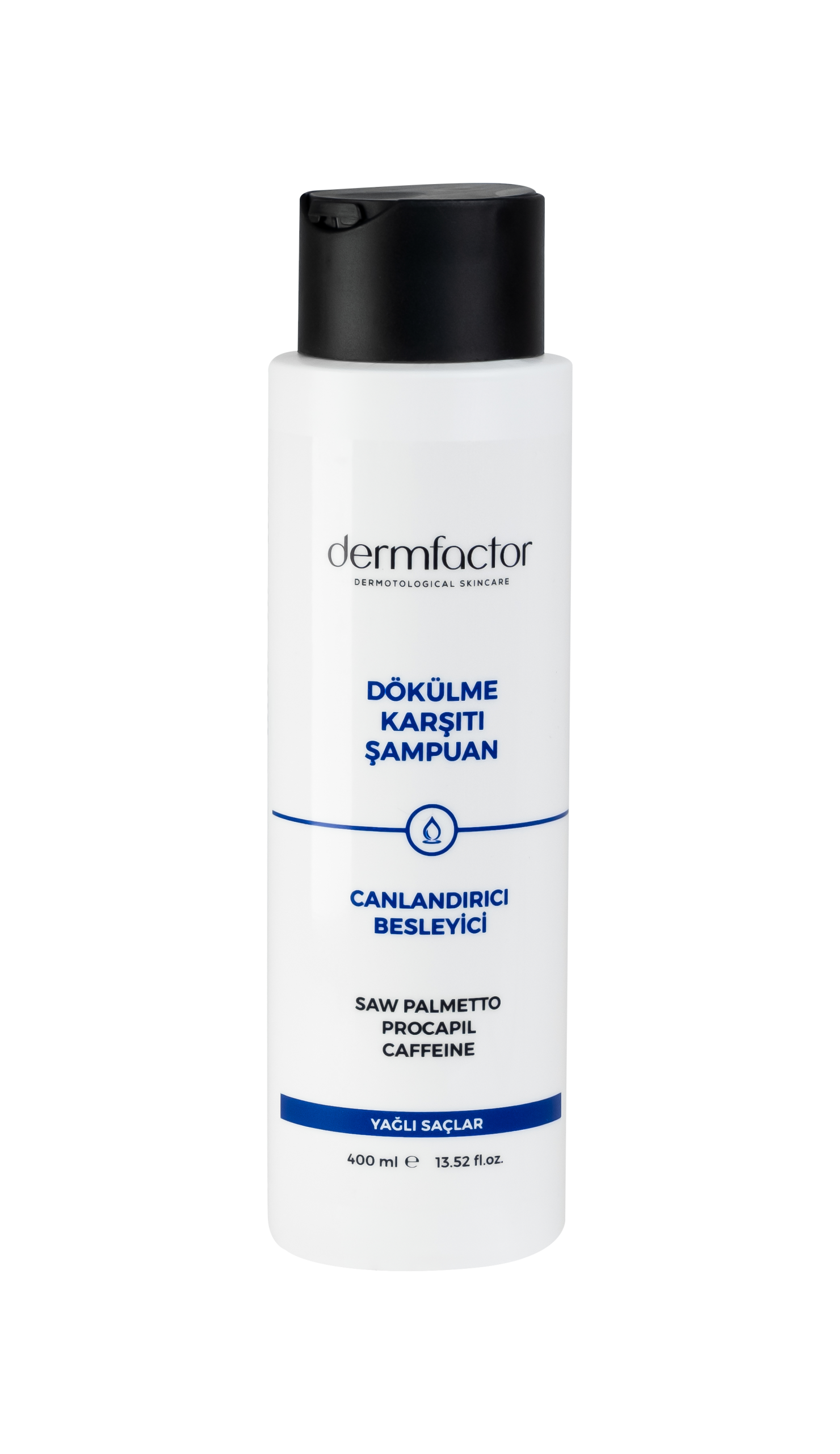 Dermfactor Dökülme Karşıtı Şampuan Kuru Ve Normal Saçlar İçin 400 ml Dermfactor Dökülme Karşıtı Şampuan Yağlı Saçlar İçin 400 ml - Görsel 1