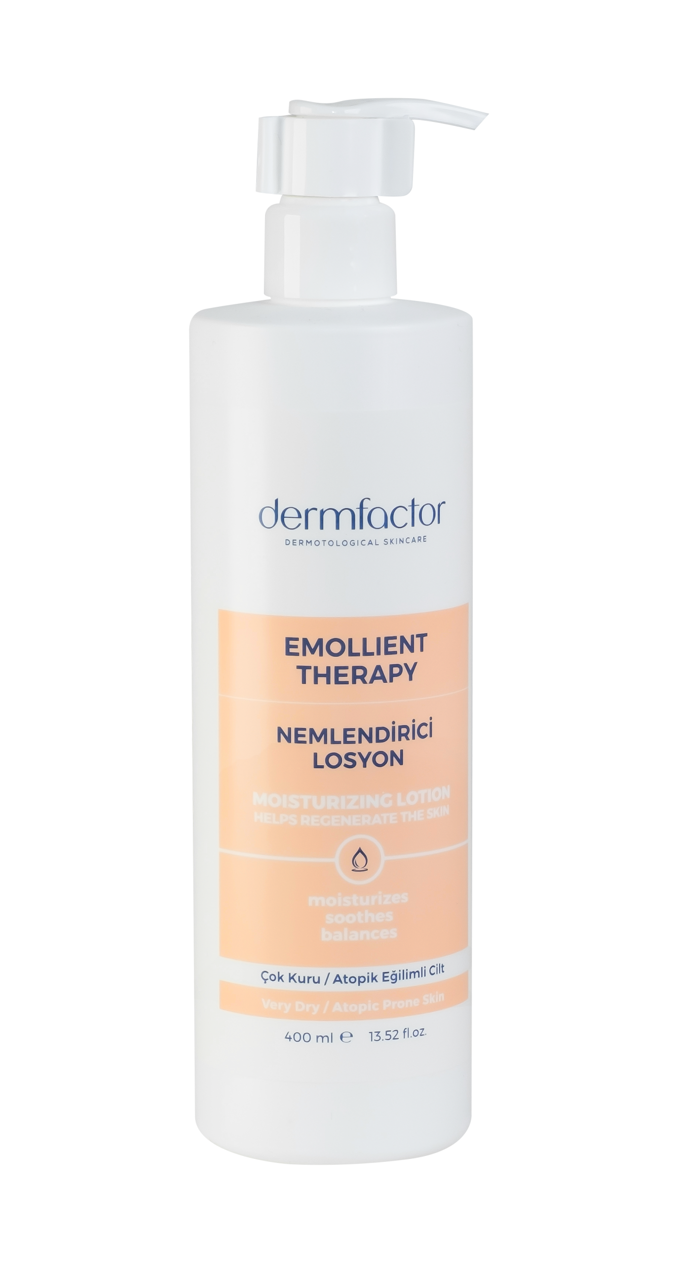 Dermfactor Nemlendirici Losyon – Emolient Terapi 400 ml Dermfactor Nemlendirici Losyon - Emolient Terapi 400 ml - Görsel 1