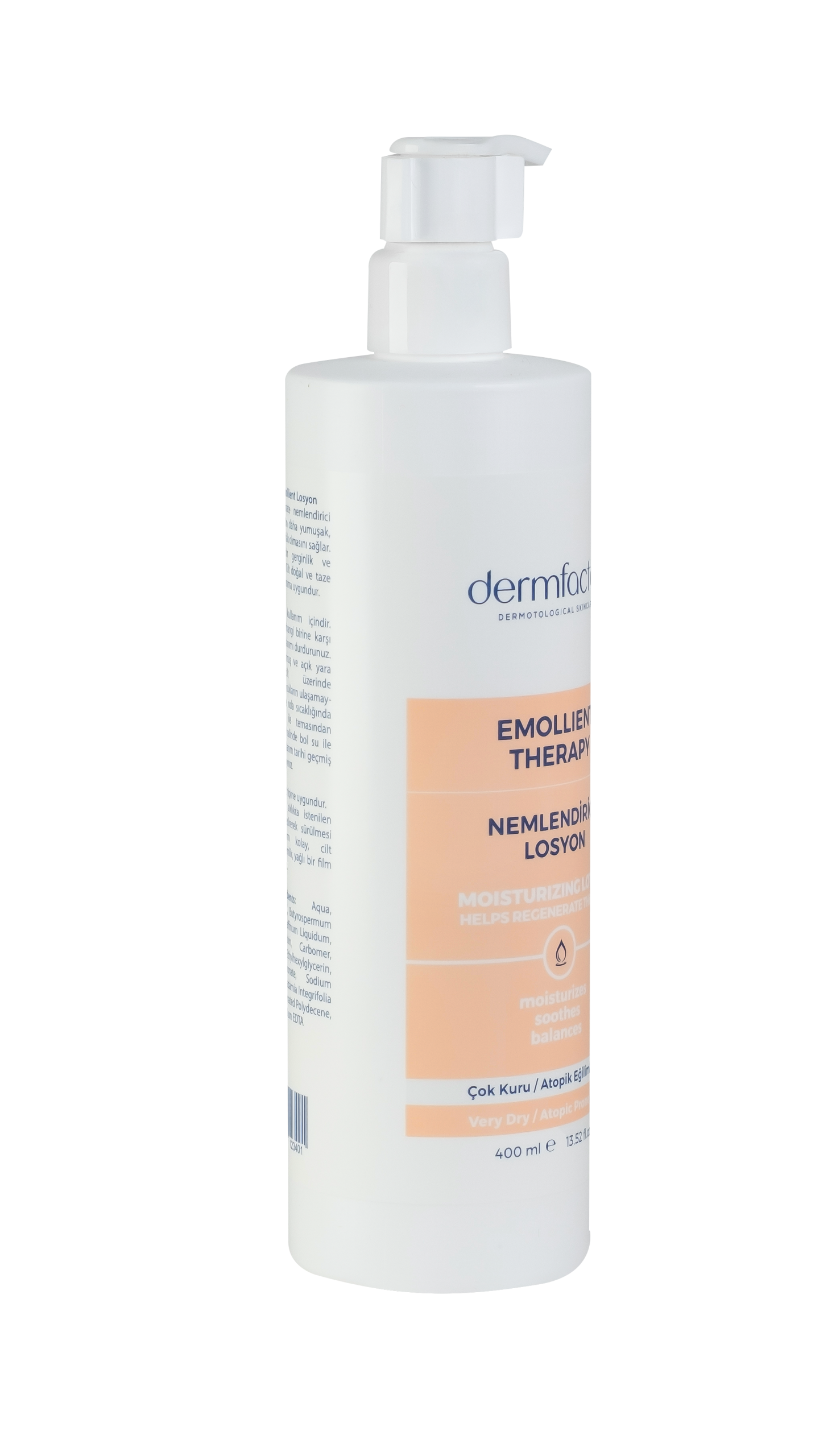 Dermfactor Nemlendirici Losyon – Emolient Terapi 400 ml Dermfactor Nemlendirici Losyon - Emolient Terapi 400 ml - Görsel 2